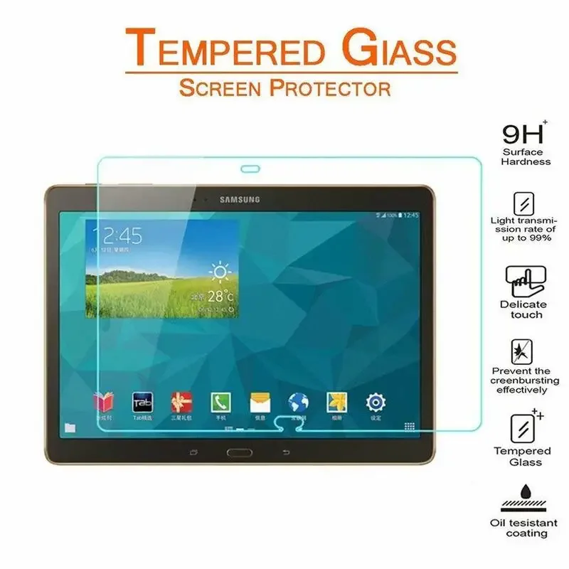 

Tempered Glass Screen Protector For Samsung Galaxy Tab S 10.5 inch T800 T805 SM-T805 SM-T800 TabS 10.5 Tablet Screen Glass Guard