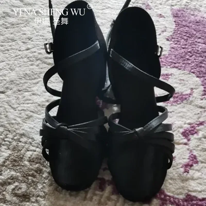 Women's Dance Shoes, Women's Ballroom Latin Children's Tango Sasha Latin Dance Shoes, Low Heel Soft Soled Dance Practice Shoes