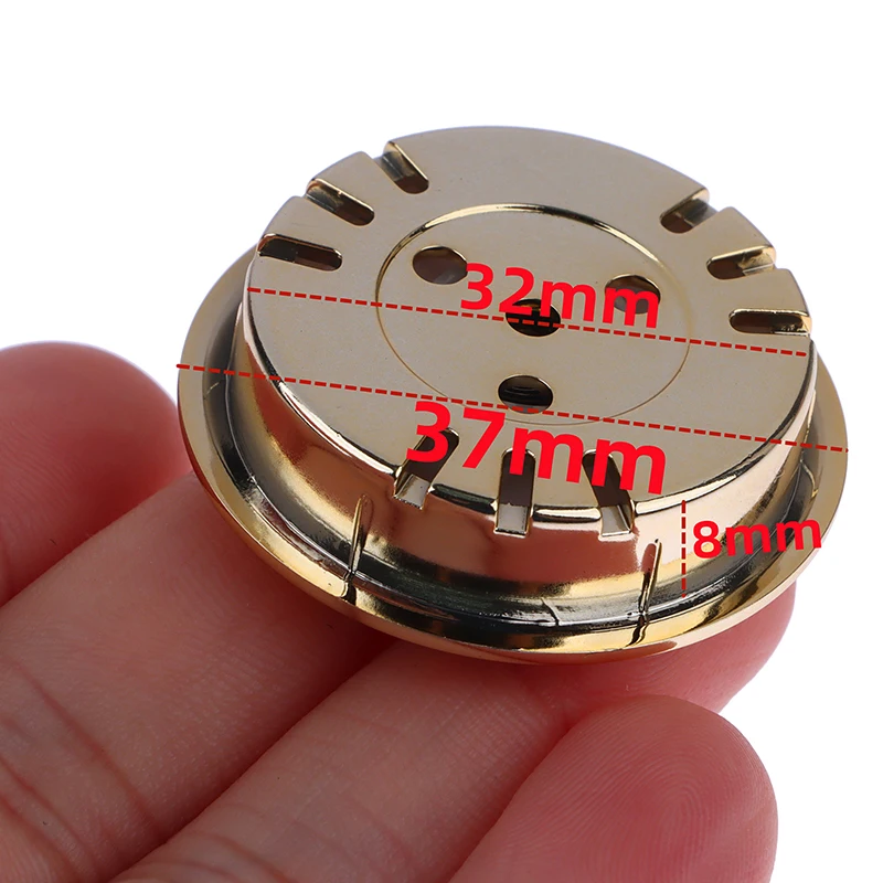 Cigar Box Juggling Moisture-proof Box Direct Pin Embedded 37mm Pointer Mini Gold Silver Thermometer Hygrometer