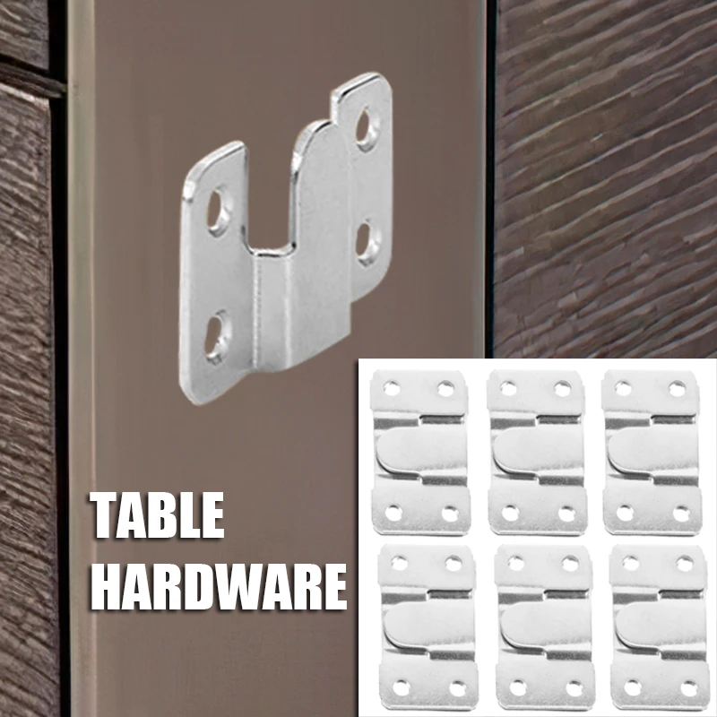 

12 Pcs Invisible Buckle Bed Frame Bracket Heavy Duty Rail Fastener Parts Stainless Steel Fitting Frame Bracket Heavy Duty