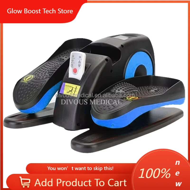 

NYMini Elliptical Machine for Seniors Rehab Electric Seated Leg Foot Pedal Exerciser Stepper Leg Electric Rehabilitation Machine