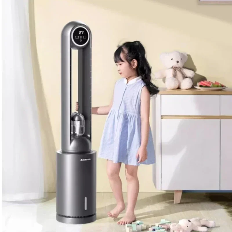 

%a For CHIGO Leafless Air-conditioning Fan Small Household Mobile Water-cooled Air Conditioner Bladeless Large Fans for Bedroo