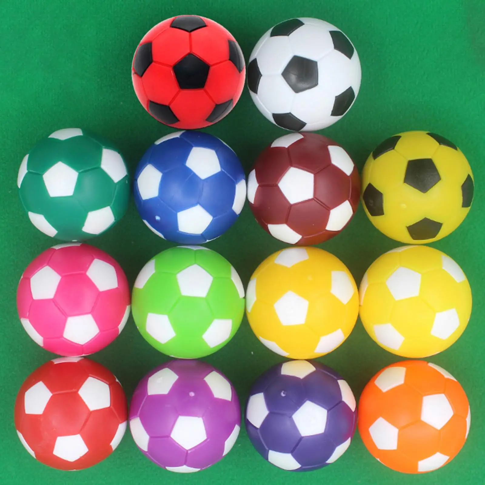 14Pcs Foosball Balls Soccer Table Game Balls Official Mini 1.42 inch for Home