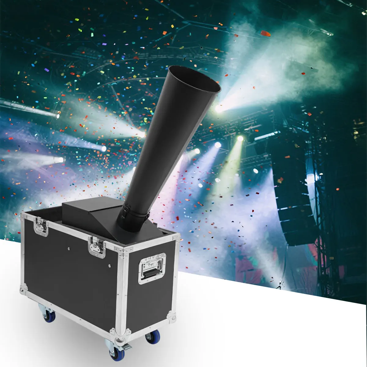 

Professional CO2 Jet Cannon Machine Small Manual Control Colorful Paper CO2 Confetti Machine Paper Confetti Machine Stage Effect