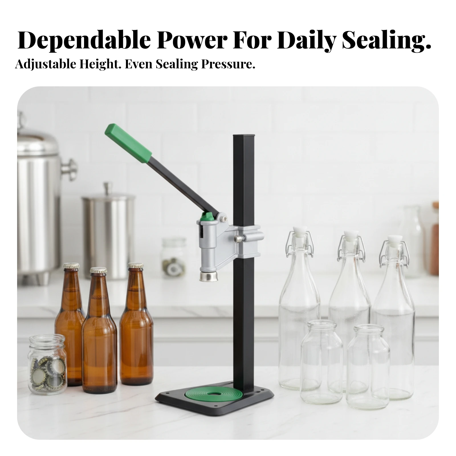 Handmatige flesafdekmachine, h - Home Security Usa recensie en prijs