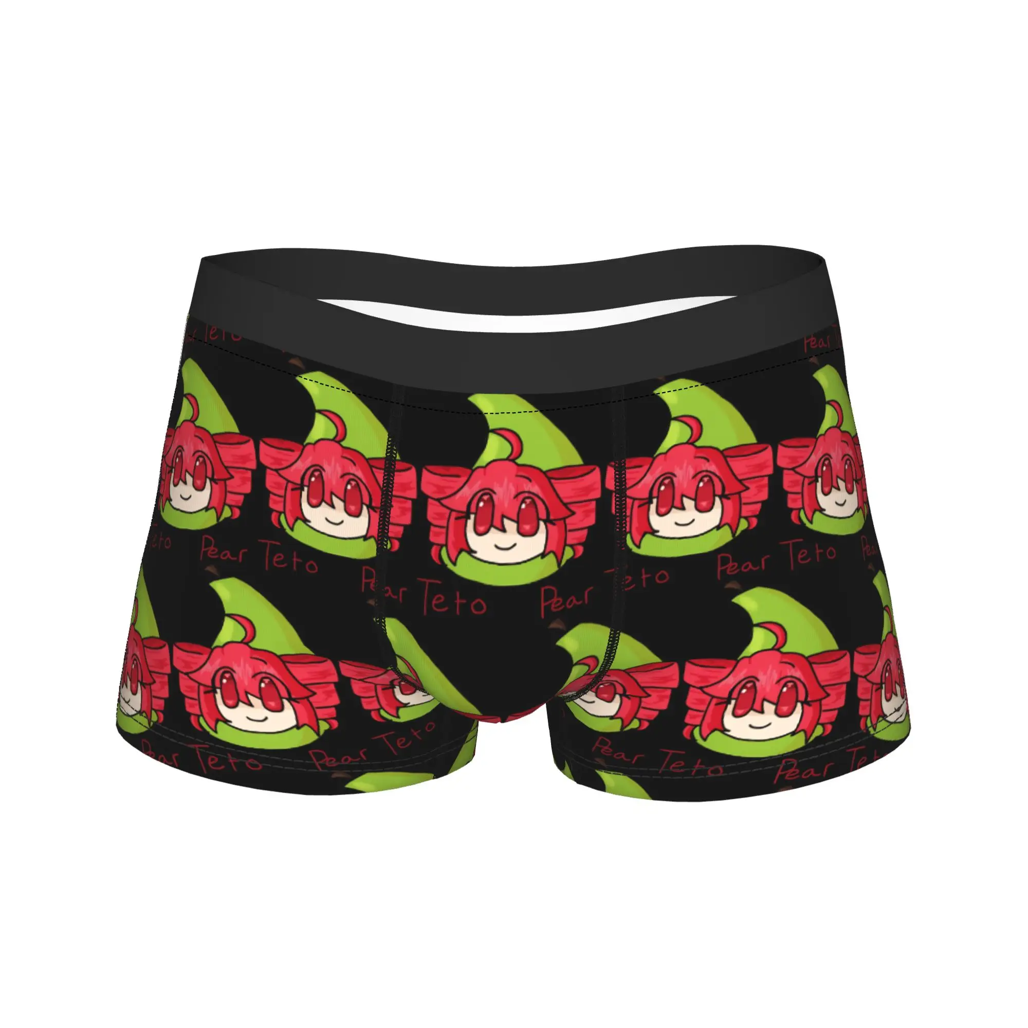 

Pearto Kasane Teto Pear Anime Japanese Music Character Underwear Funny Underpants Shorts Briefs For Male Pouch Boxershorts