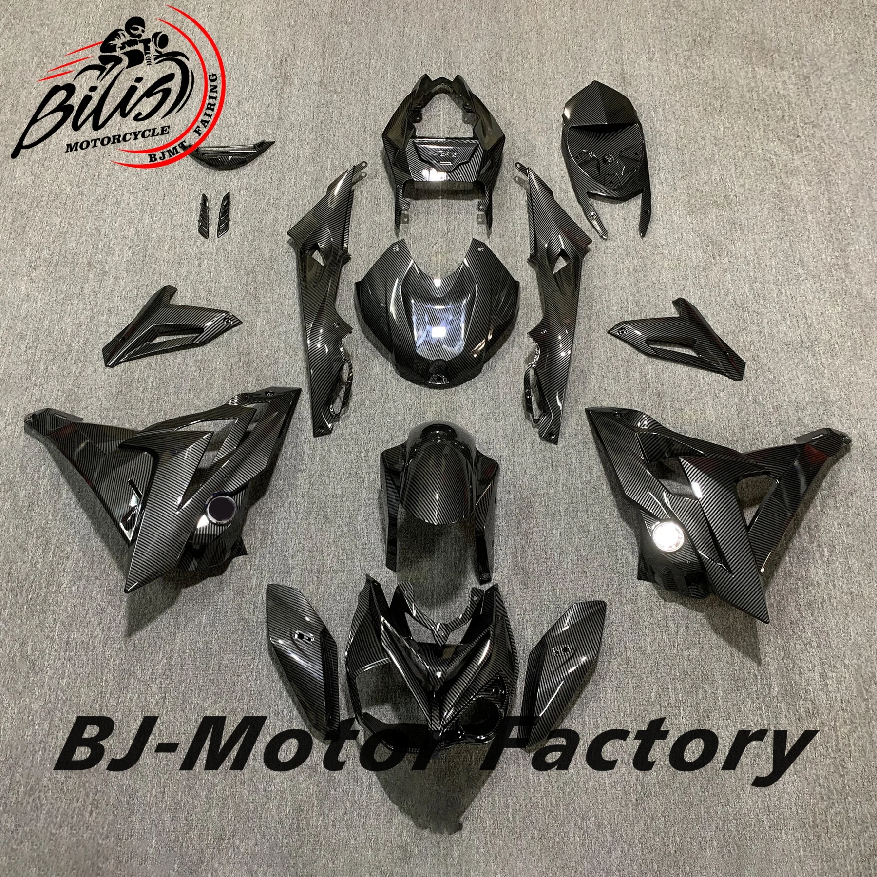 

Forged Carbon Painted look Fairing Kit for BMW S1000R 2015 2016 2017 Complete Motorcycle Injection Bodywork Set Red