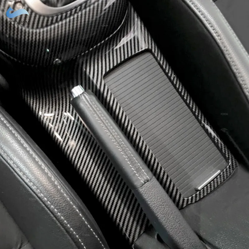 ABS Carbon Fiber Texture Car Control Water Cup Holder Cover Panel Trim Accessories For VW Golf 6 MK6 2008 2009 2010 2011 2012