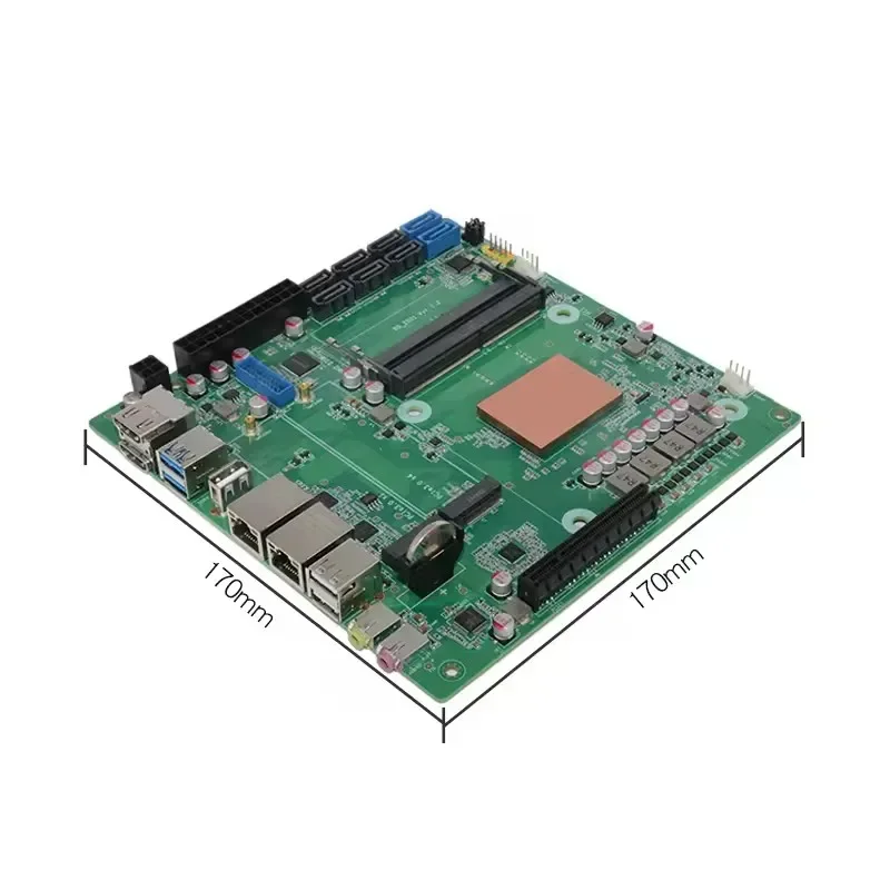 Scheda madre NAS N21 a 8 alloggiamenti AMD Ryzen 7 5825U 8 * SATA3.0 2 * M.2 NVMe 2 * 2.5G LAN 1 * PCIE3.0 8X 2 * DDR4 Firewall Scheda madre da gioco