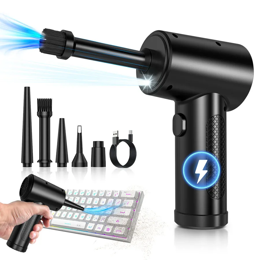 Home Host Keyboard Computer Dust Collector Portable Car Portable Violent Fan Wireless Dust Blower