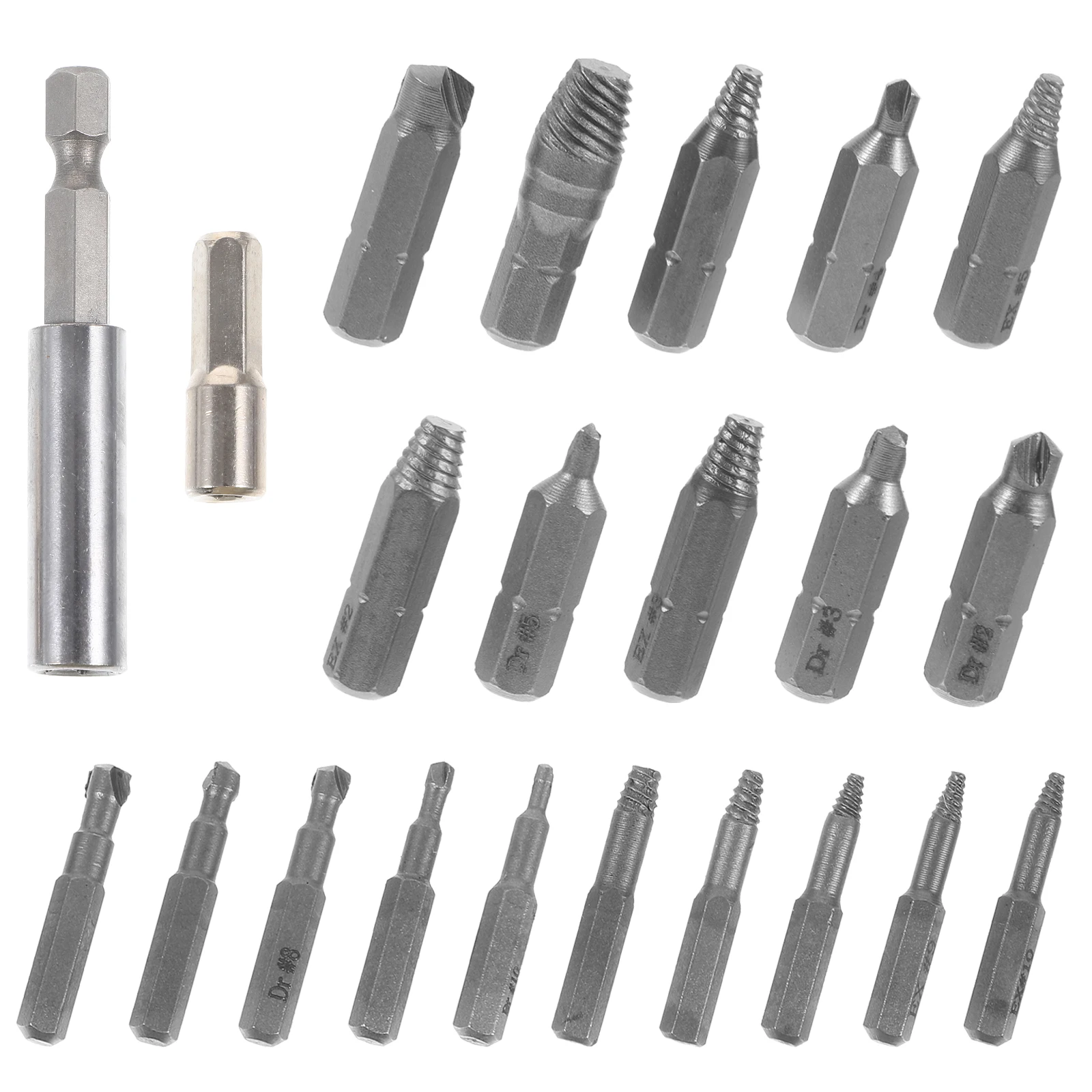 

1 set Speed Tool Locking Lug Nut Removal Tool Broken Bolt Kit Screw Stripped Screw Extractor Extractor Kit Broken Bolt Remover