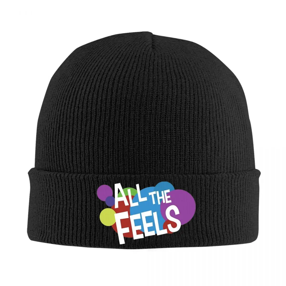 All The Feels Inside Out Beanie Hoeden Motorkap Hoeden Volwassen Unisex Trendy Outdoor Gebreide Muts Winter Design Thermische Elastische Caps