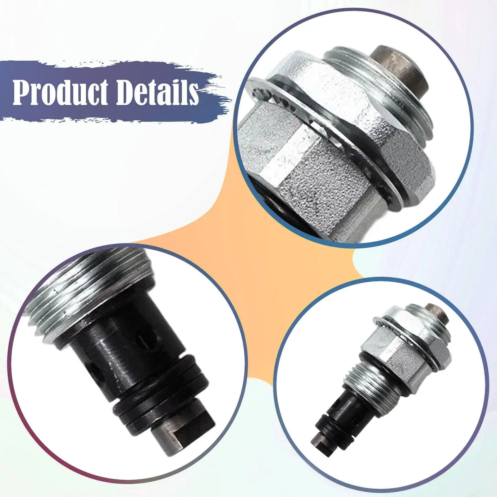 

Iron Hydraulic Valve Core Replacement for Forklift Electric Pallet Stacker Repair Control Service Accessory
