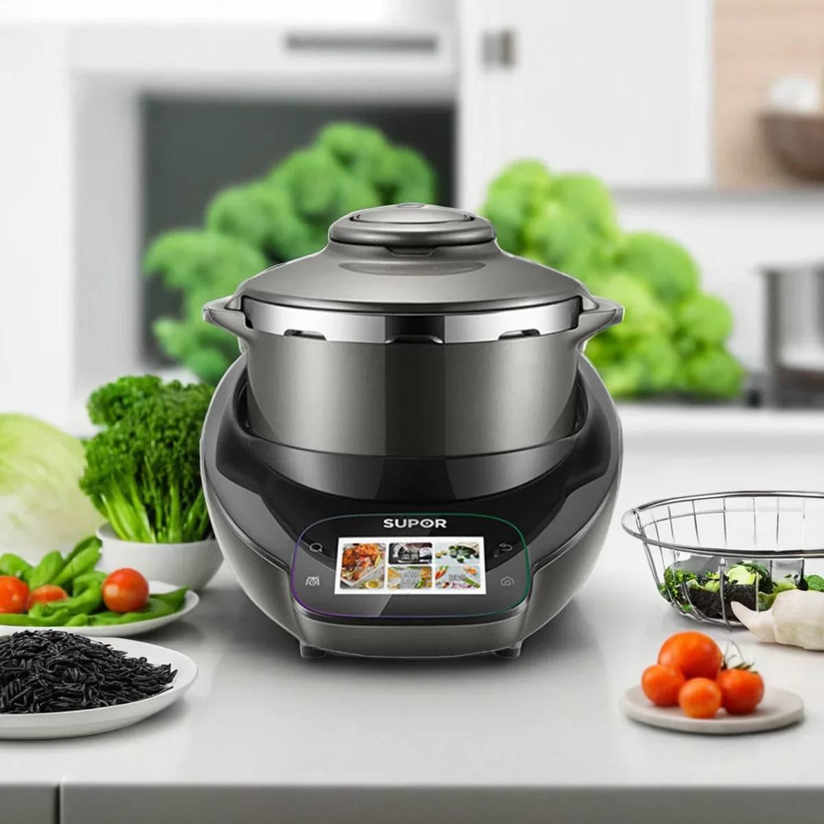 220 SUPOR Autoatic Cooking Robot SY 50 T 01 Large Capacity Cook 3 Pro Sart Chef hine CBA