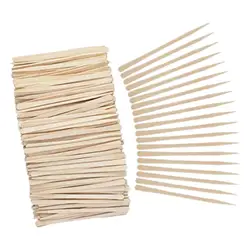 Mini Wood Wax Spatulas Eyebrow s Salon Supply Body Hair Removal