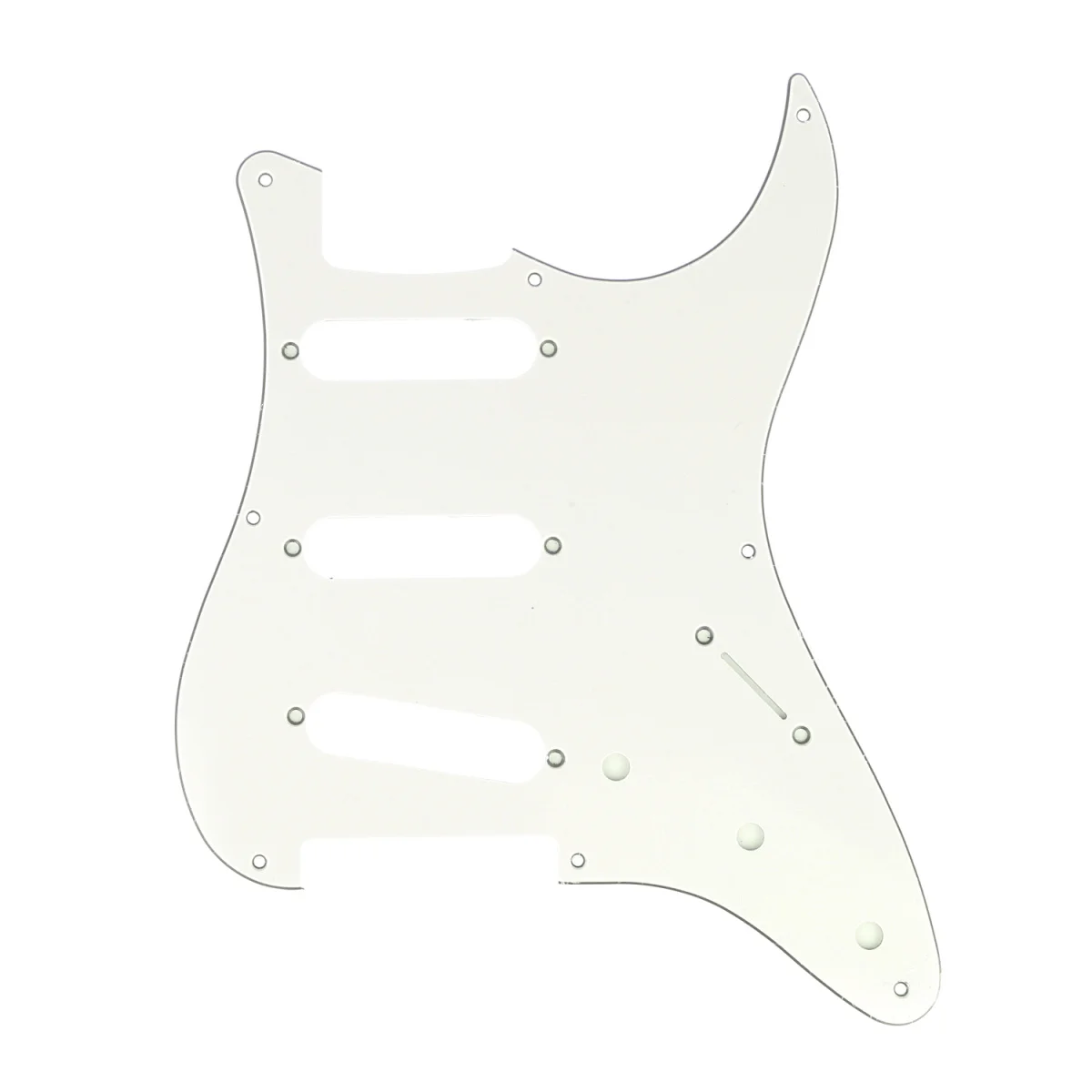 Musiclily Pro 8-Hole Guitar ST Pickguard for MIJ Fender Japan 57 Vintage Style ST