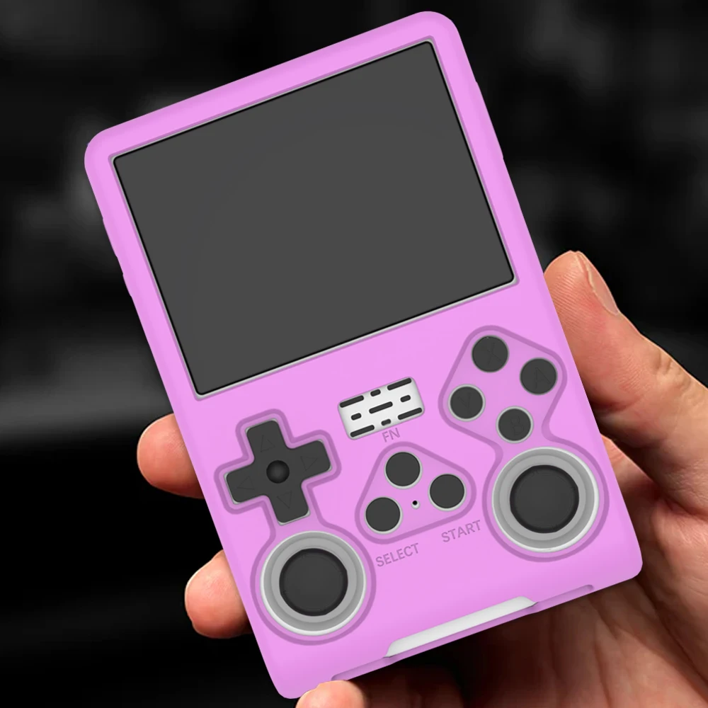 Étui de protection en Silicone pour Console de jeu portable rétro R40S Pro, coque souple Anti-chute, accessoires pour Console de jeu R40S Pro