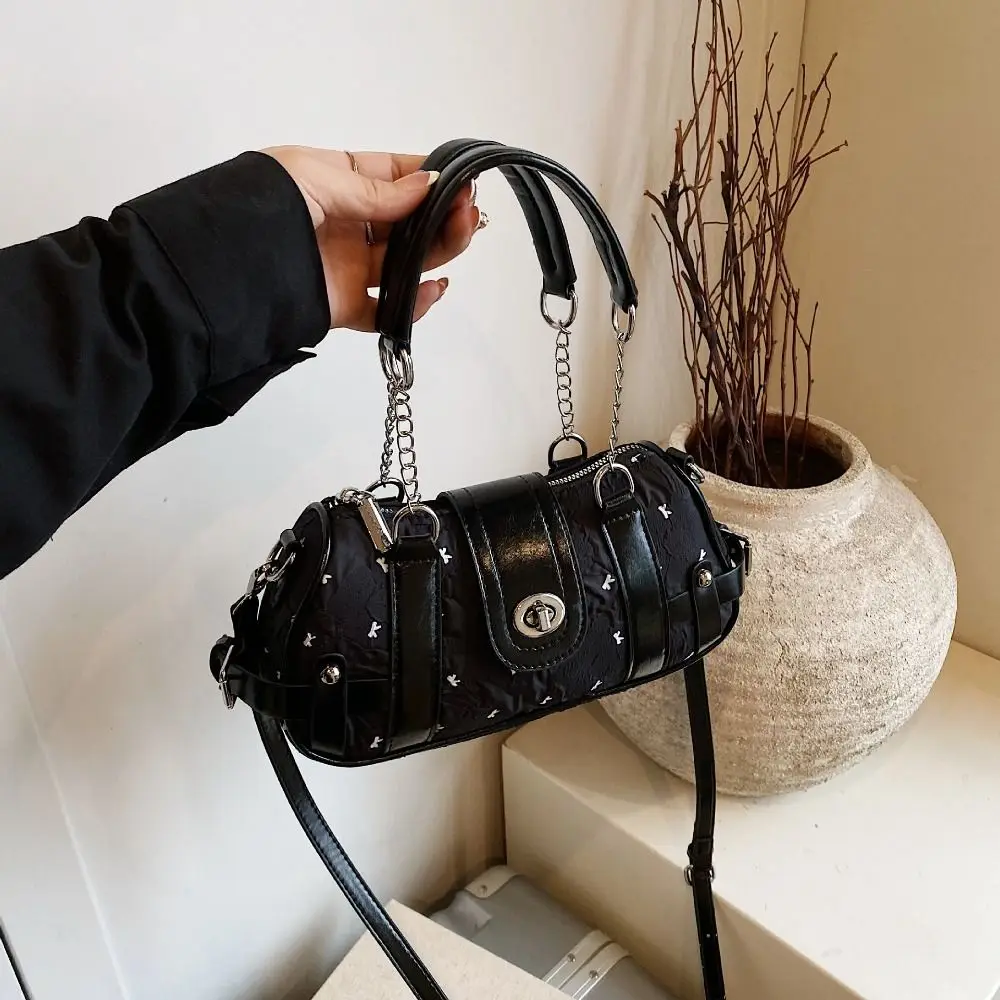 

Portable Y2K Retro Shoulder Bag Cloth Spicy Girl Armpit Bag Korean Handbag Vintage Underarm Bag Shopping