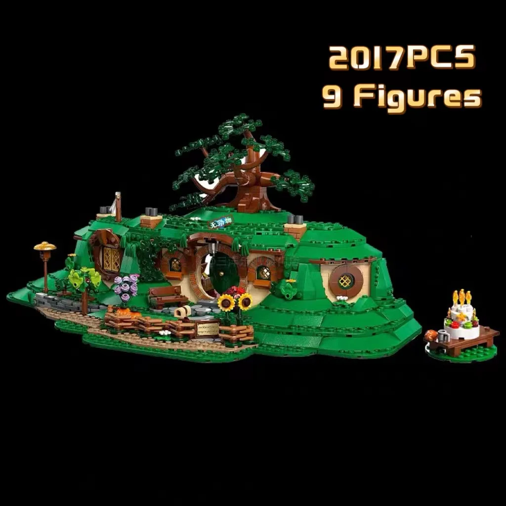 

MOC 10354 Street View Expert Shire Hole Architecture House Building Block Set Assemble Model Bricks Toys Adult Kids Boy Gift