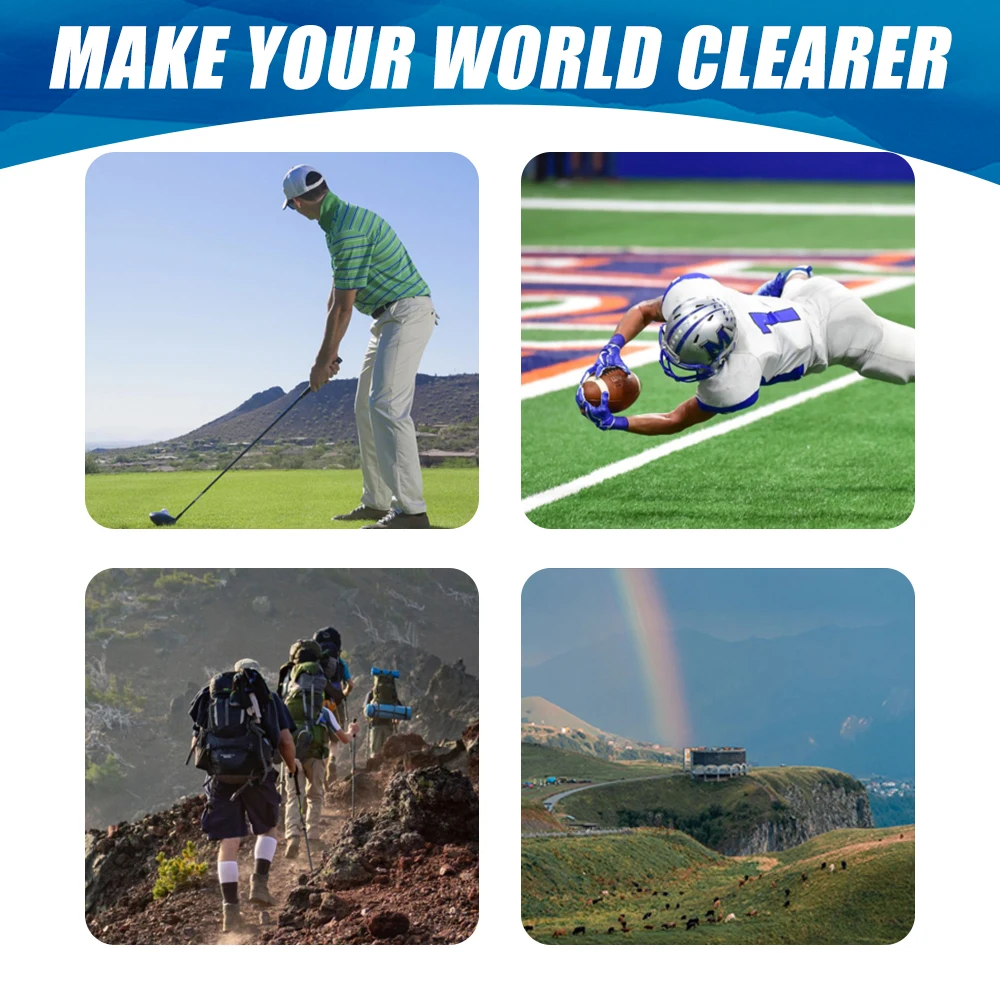 NEW USB Charging Rechargeable 800M/1000M/1200M Golf Laser Rangefinder with Slope NO/OFF Distance Meter