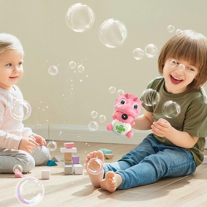 Cartoon Bubble Maker Kids Automatic Bubble Machines Cute Bubbles Maker Machine Outdoor Toys For Children