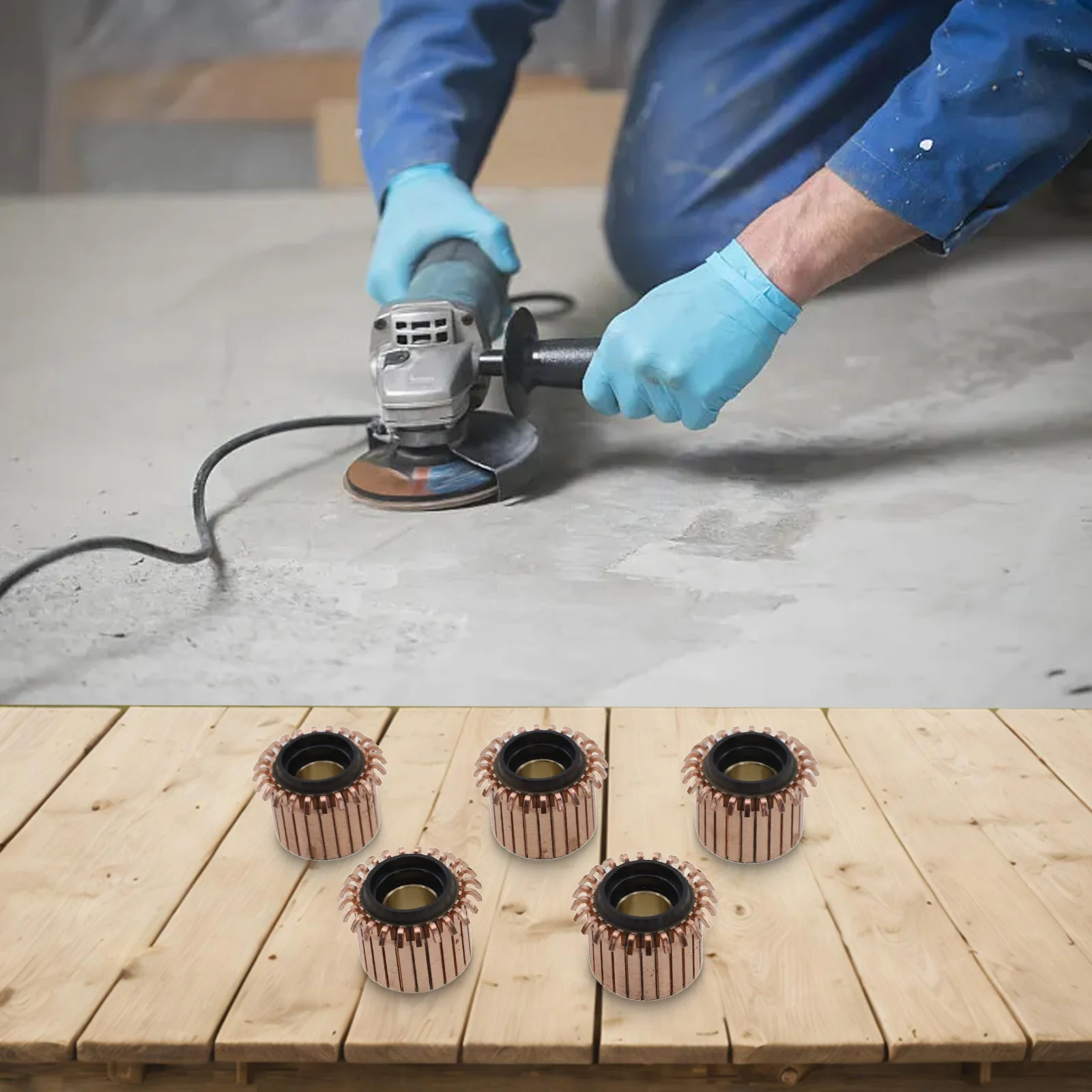 Reliable Performance with Copper Hook Type Electrical Motor Commutator Boost Your Motor 24P Teeth 22 1 x 10 x 17 5(20 8) mm