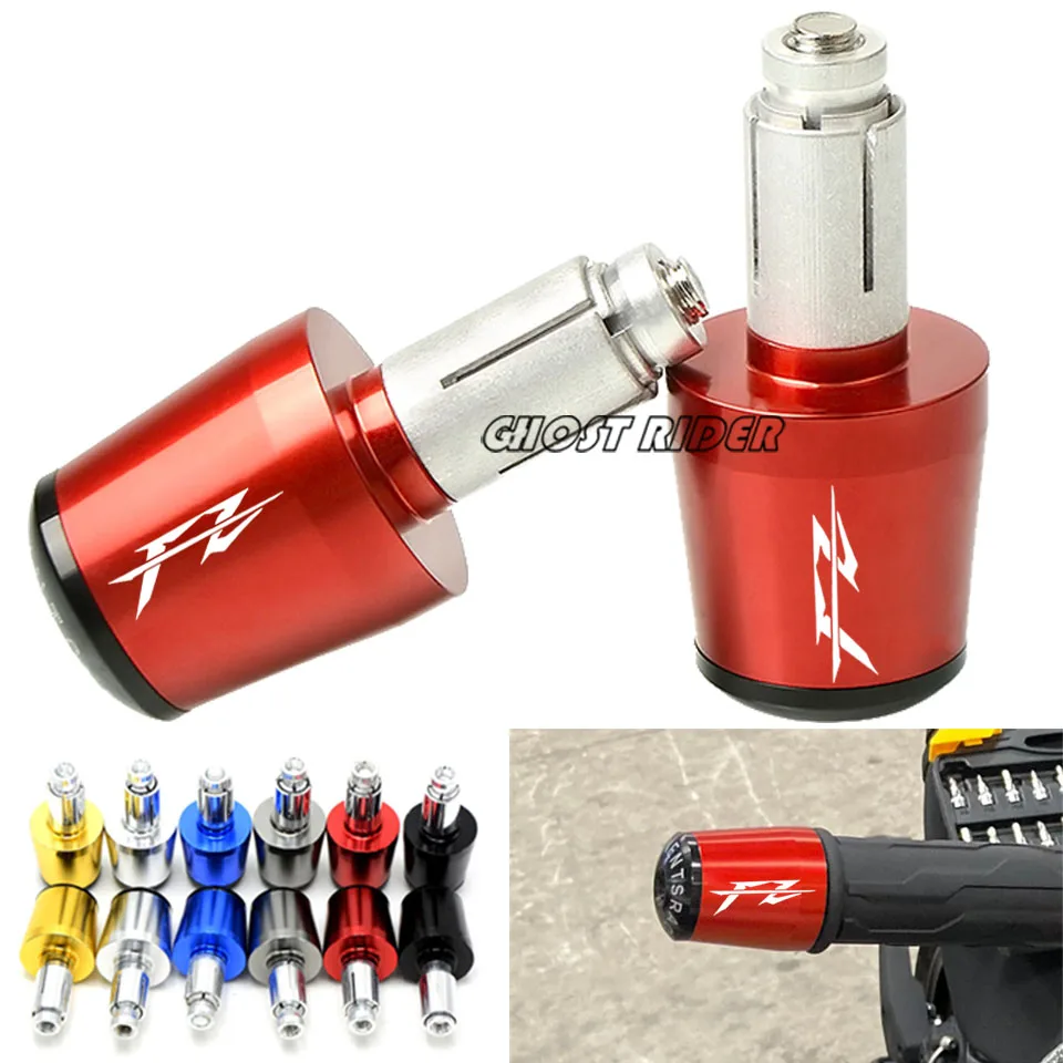 Universal For Yamaha FZ1 FZ6 FZ8 FZR600 FZS600 FAZER All Year 2023 2022 Handlebar Grips Bar Ends Cap Counterweight Plug Slide