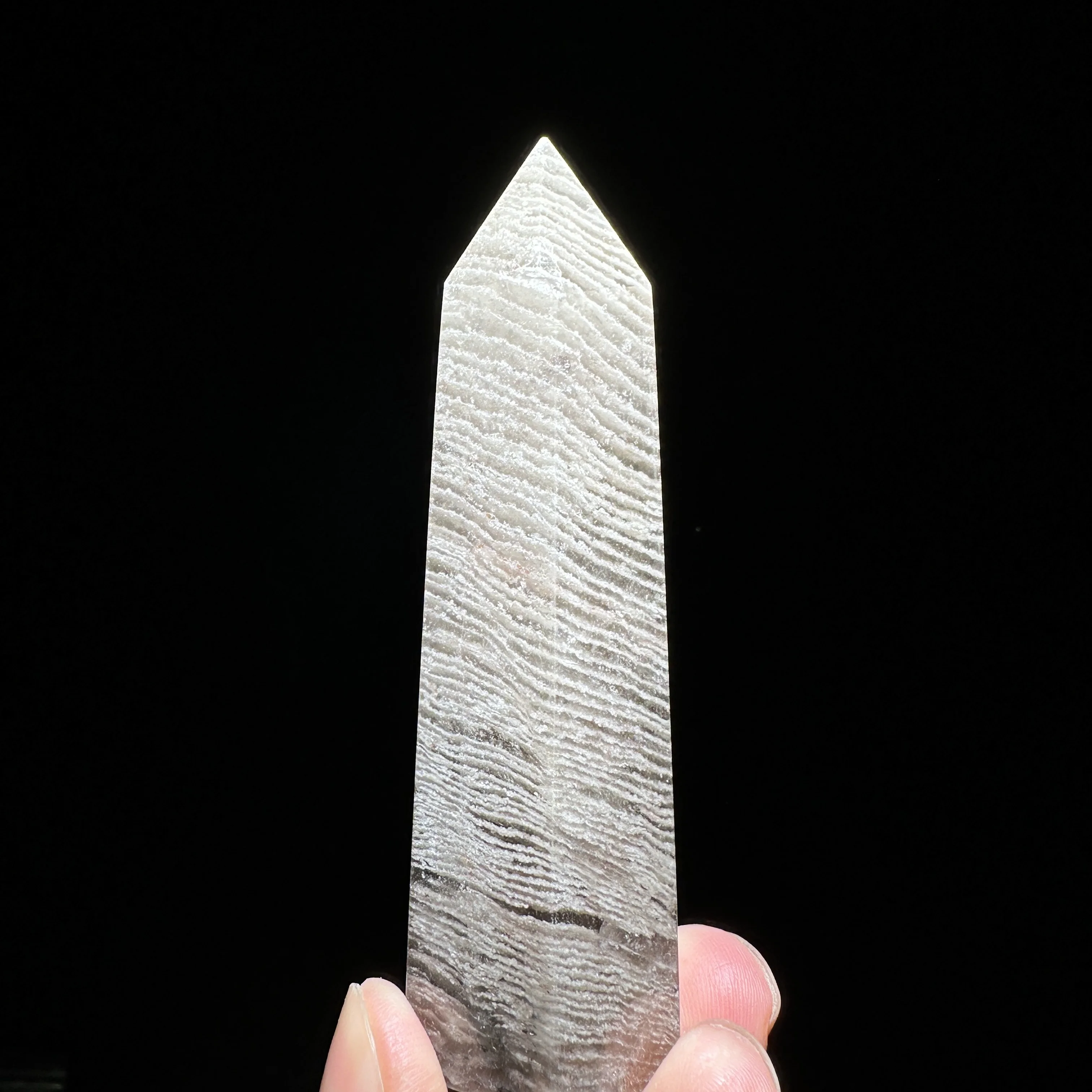 

Natural White Crystal Ghost Phantom Crystal Tower Reiki Healing Spiritual Meditation Witchcraft Energy Wand Home Decoration Gift