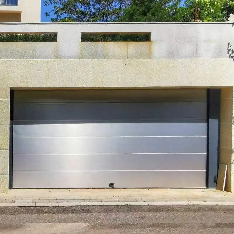 Multi Functional Outdoor High Quality Garage Door Finished Surface Aluminum Alloy Garage Doors Corrosion Resistant Garage Doors