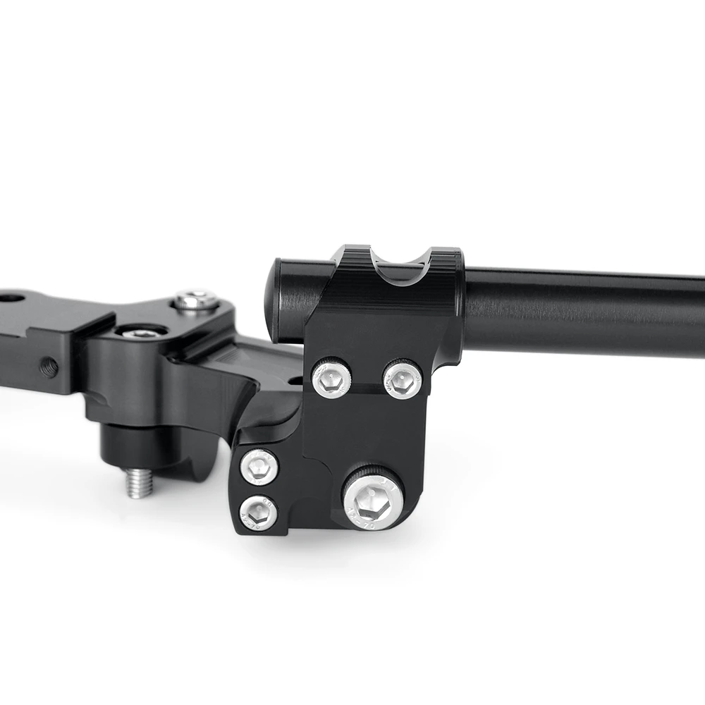 Motorcycle Clip On Handlebar For Kawasaki Z900 2017 2018 2019 2020 2021 2022 2023 2024 Adapter Plate Adjustable Handle bars