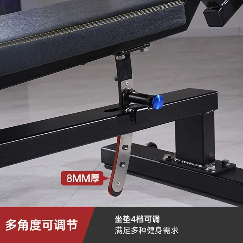 Commercial Dumbbell Stool Multifunctional Sit Up Assist Abdominal Board Flat Bench Shoulder Press Gym Fitness Equipment Set