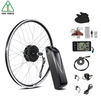 Ebike Conversion Hub Motor Wheel Kit 26 27.5 28 inch 700C 36V 350W Rear Motor Wheel Electric Bike Conversion Kit with Battery