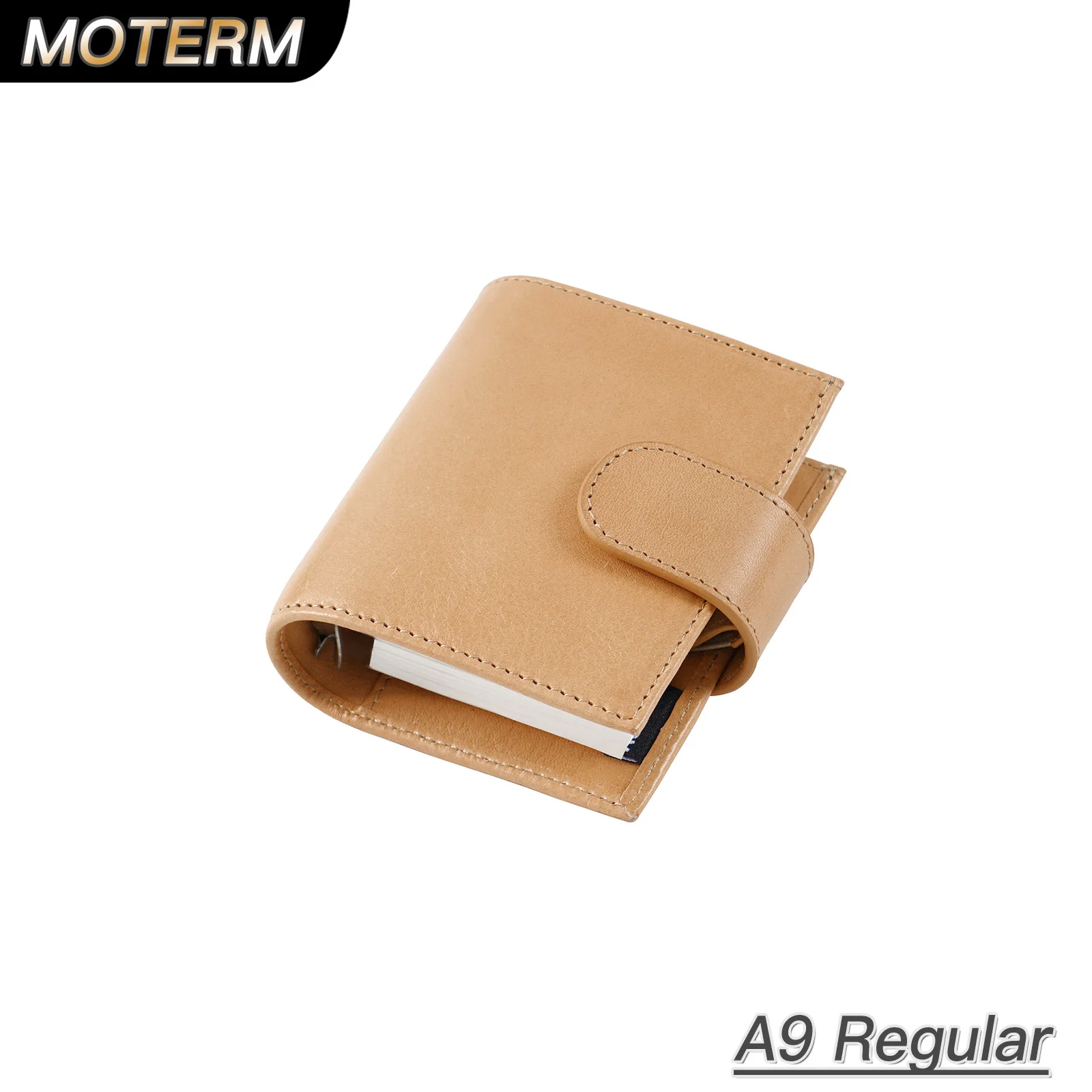 motherm-full-grain-veg-tan-leather-regular-a9-size-rings-planner-mini-ring-notebook-a-3-fori-con-diario-di-viaggio-dell'organizzatore-dell'anello-da-19mm