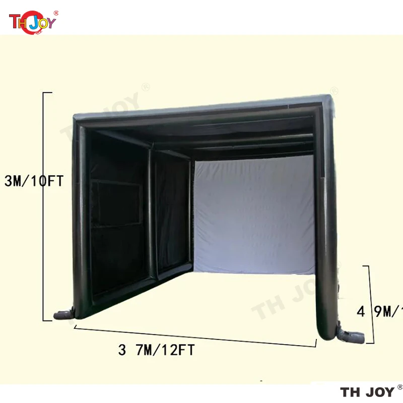 Tente gonflable hermétique de simulateur de Golf de Cage de baie de Golf d'écran d'impact de Golf de PVC de taille personnalisée