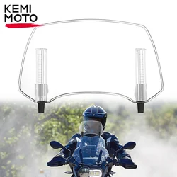 Motorcycle Windshield Deflector Adjustable Extension Universal for BMW R1250GS R1200GS for Yamaha for Honda Heighten Windscreen