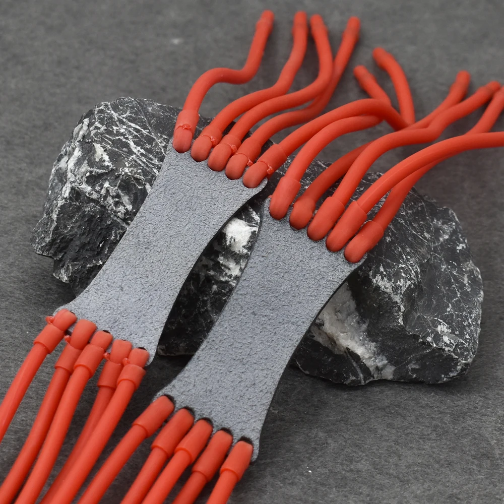 5PCS Karte Ball Gummibänder Große Schleuder Spezielle Leder Bands Outdoor Hohe Elastizität Rohr Gummibänder – Detail 2