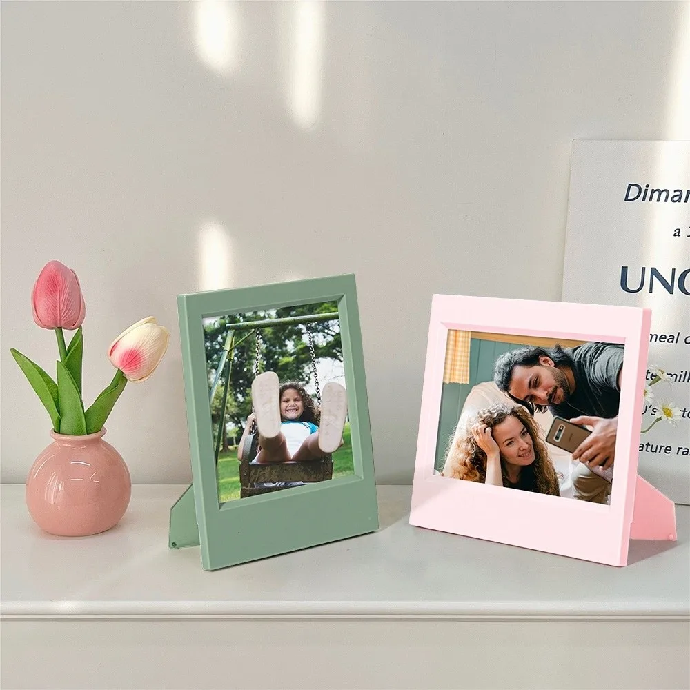 New 5 Inch Mini Film Frame Colorful Simple Photo Frame Vertical Frame Small Picture Frame for  Office Use