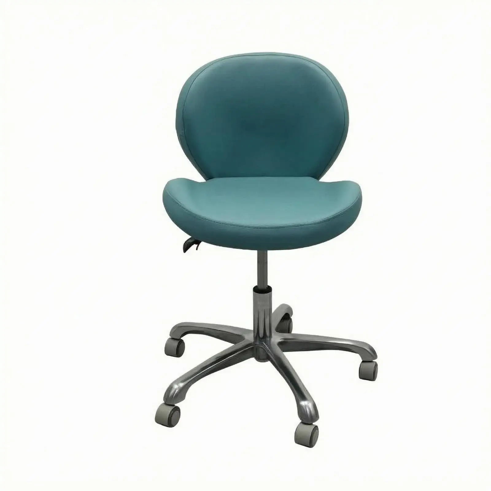 Adjustable Medical Treatment Seat with Faux Leather Finish for Spa Clinic Smooth Rolling Chair
