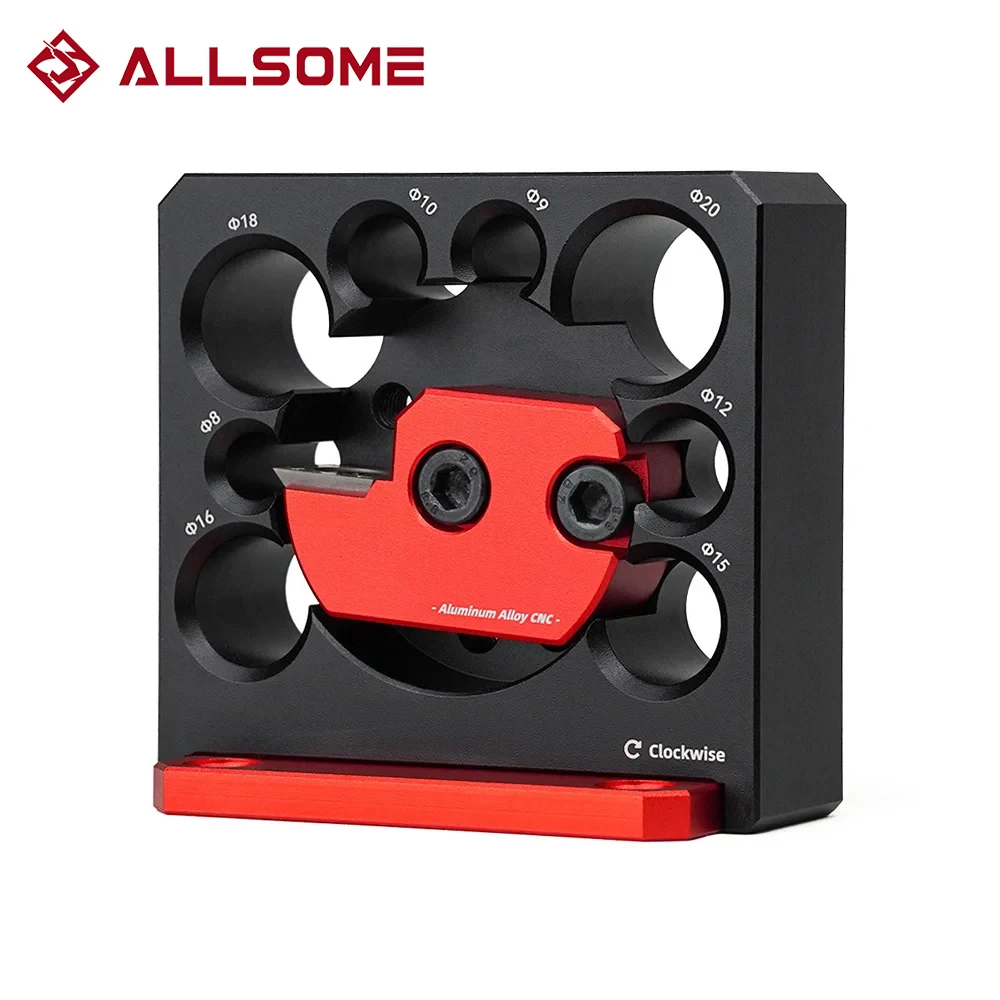 Allsome Deuvelmaker Metrisch 8Mm-20Mm Met Hardmetalen Mes, Elektrische Boorwagen Cirkelvormig Hulpgereedschap