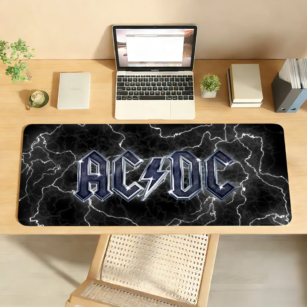 

Коврик для мыши A-ACDC Band, нескользящий настольный коврик, аксессуары для ПК и ноутбуков, резиновый офисный коврик для клавиатуры, большой декоративный коврик для геймеров
