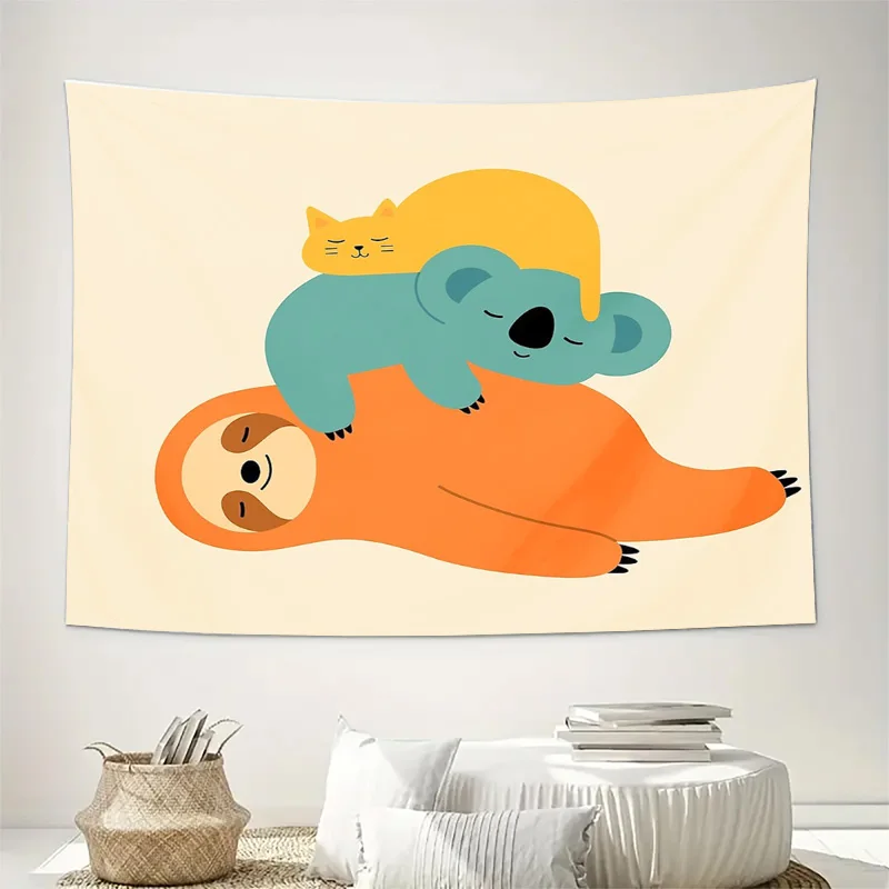 بوهو نسيج الجدار الشنق ديكور الغرفة الجمالية طبيعة المناظر الطبيعية جدار الفن غرفة النوم ديكور غرفة نوم جدار ديكور القبلية نمط الشريط #2