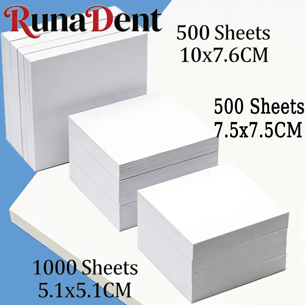 

Утолщенные белые смесительные подушечки для цементного порошка, нереактивные, для цементации, для лабораторного и клинического использования, набор