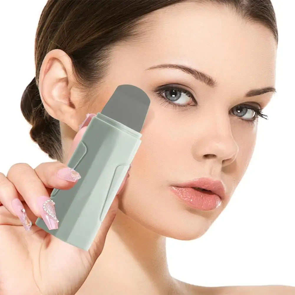 Facial Blackhead Removal Tool Deep Clean Silicone Face ﻿ Sebum Whitehead Remove Handheld Spatula Remover Acne V2Y7