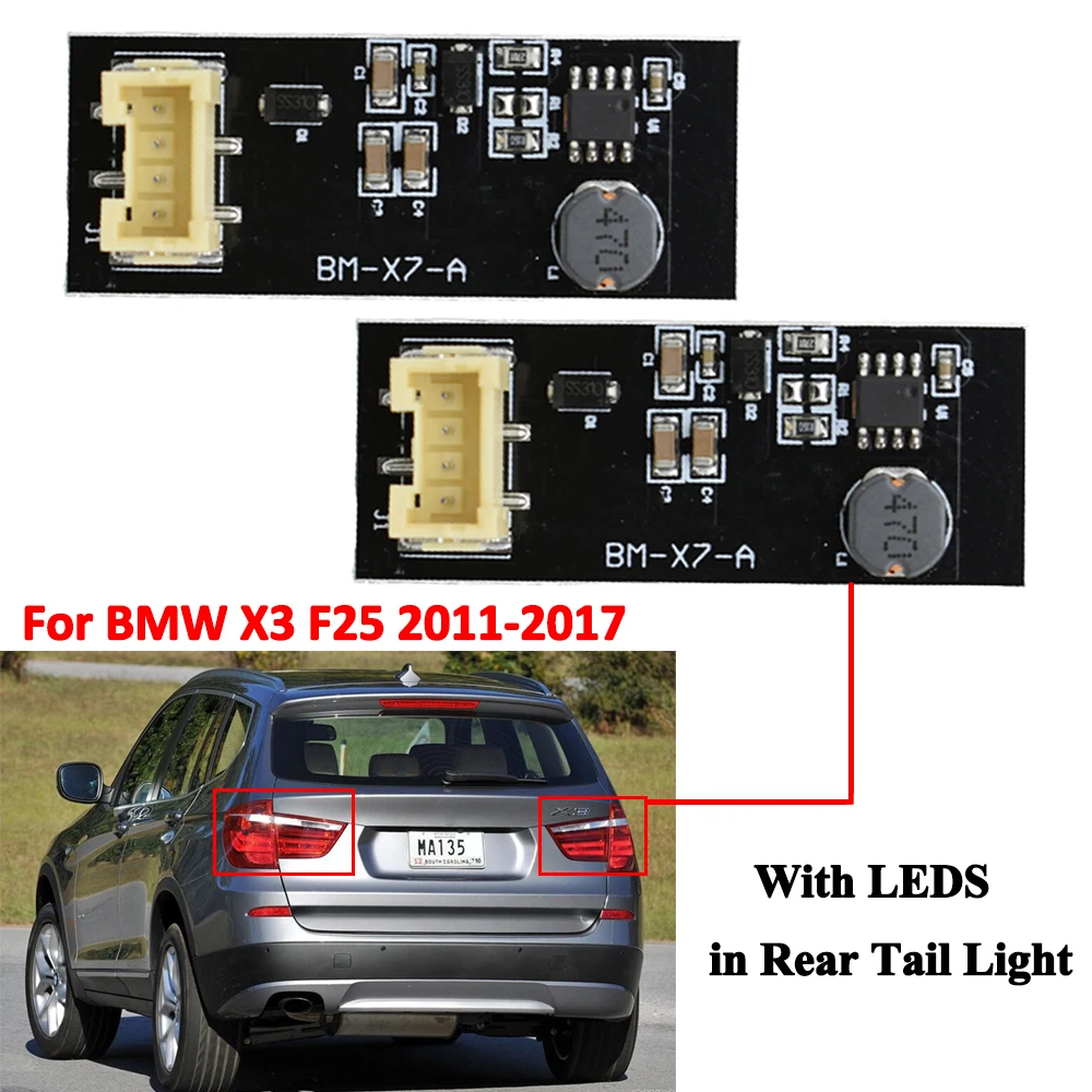 New Tail Light Led Driver Board Replacement B003809.2 63217217314 For BMW X3 F25 02CBA1101ABK Chip