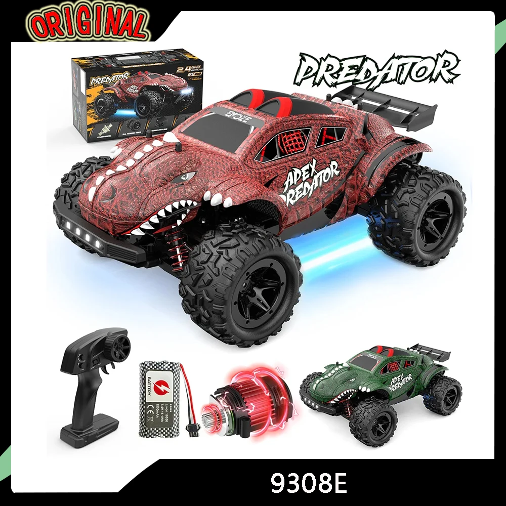 9308E 1:18 4WD RC Off-Roader — 2,4G, 40 км/ч, матовый, подарок для детей RTR (от 8+)