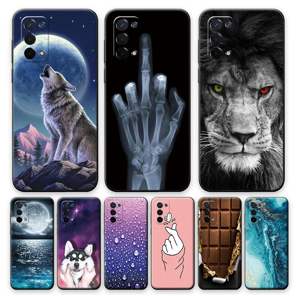 For Oppo A54 Case 4G 5G Phone Cases For Oppo A54s Funda Soft TPU Silicone Marble Back Cover Bumper For OPPOA54 A 54 Global Coque