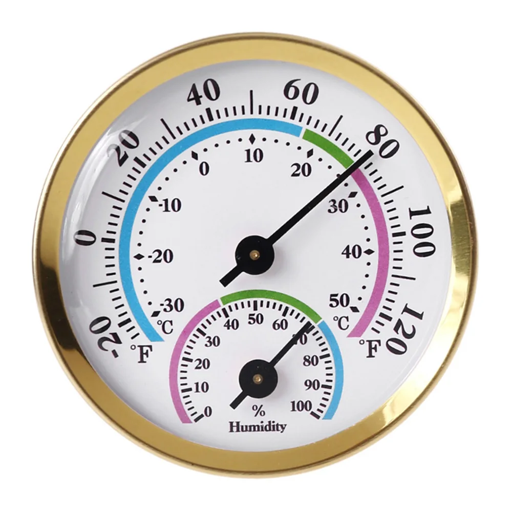 Mini termometr analogowy miernik wskaźnik temperatury i wilgotności higrometr do temperatura zewnętrzna w pomieszczeniu domowym miernik wilgotności