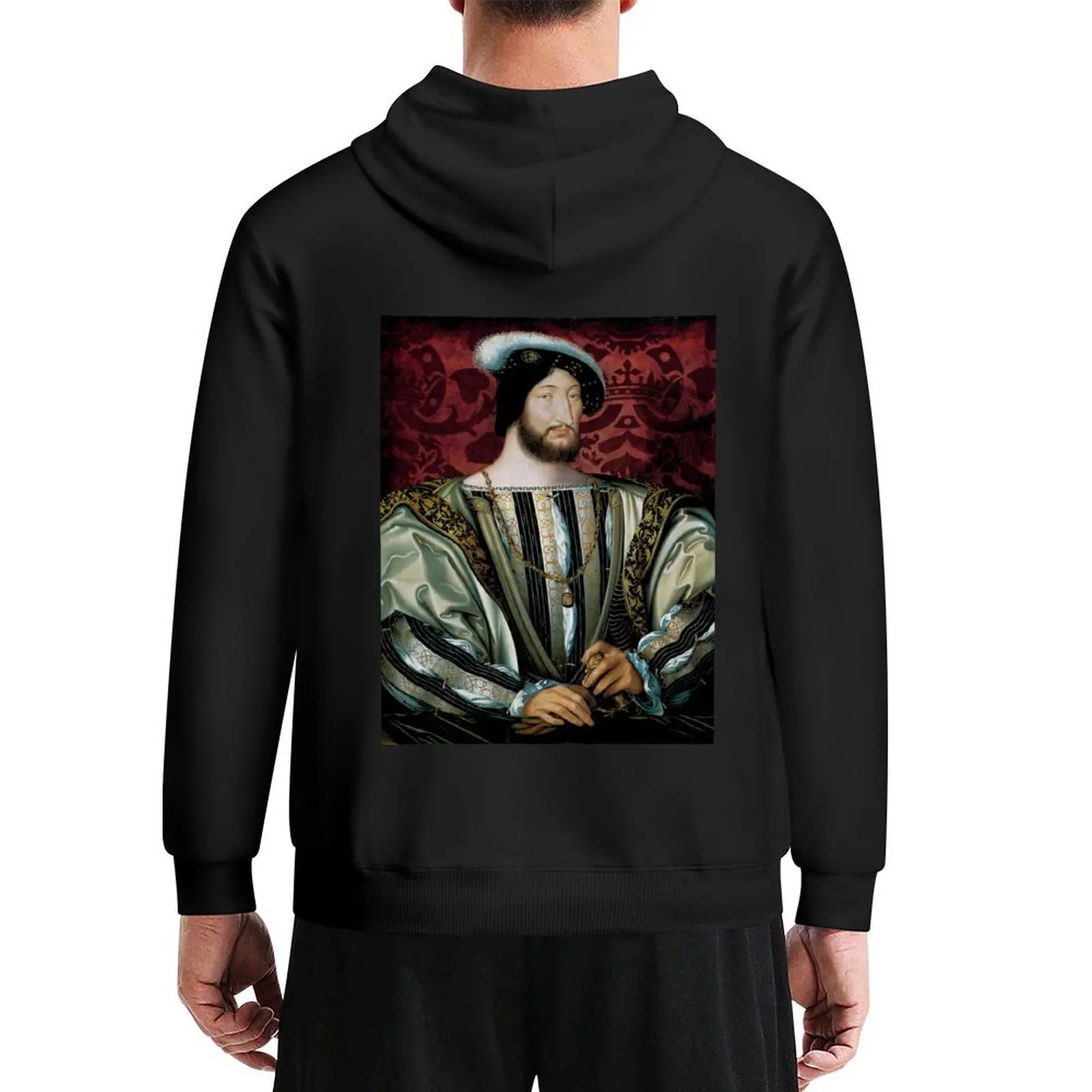 

King Francis I of France (1530) - Jean Clouet Hoodie men's coat men's winter sweater graphic t shirts men japanese hoodie