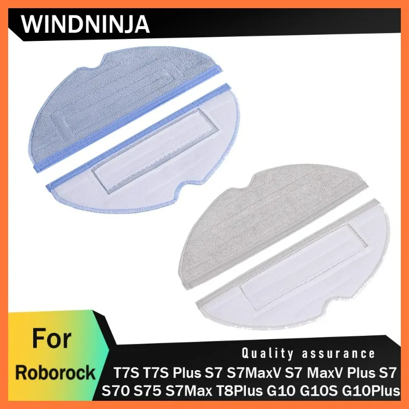 Ткань для швабры Roborock T7S T7S Plus S7 S7MaxV S7 MaxV Plus S7 S70 S75 S7Max T8Plus G10 G10S G10Plus Тряпки для робота-пылесоса Запчасти