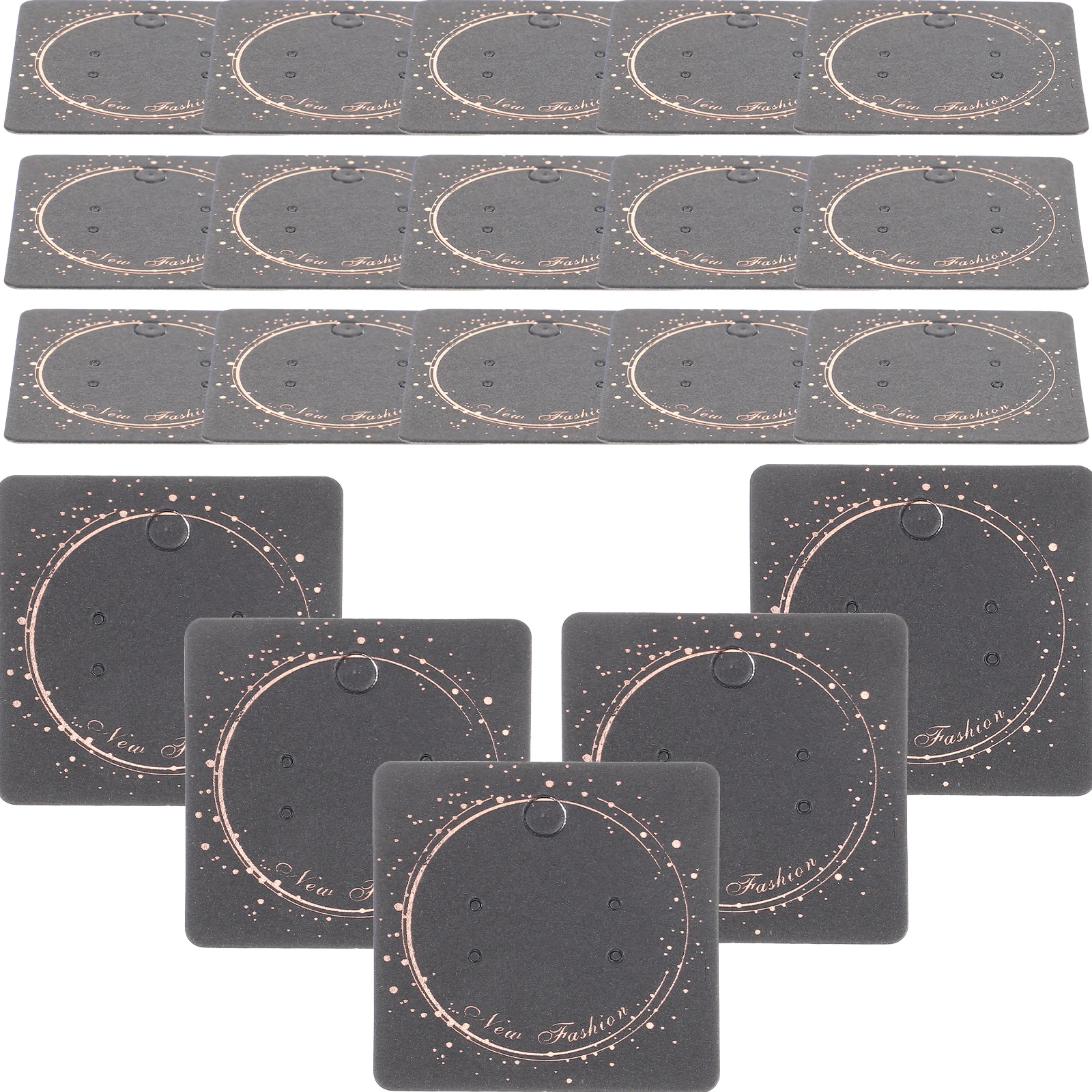 

30 Pcs Earring Display Cards Jewelry Packaging for Small Business Lightweight Durable Practical Home Shop Use Bracelet Holder